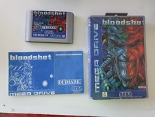Sega Mega Drive Juego Bloodshot Edición Plata CIB PAL AUS Carro y Caja Plateados segunda mano  Embacar hacia Mexico