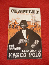 Ancien programme chatelet d'occasion  Hennebont