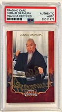 2009 Donruss Americana Gerald Okamura Artes Marciais Cartão Automático Assinado #33 PSA/DNA comprar usado  Enviando para Brazil