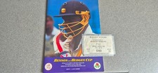 Cricket programme 1995 for sale  ROCHDALE