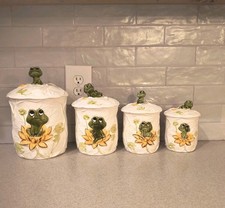 sears frog canisters for sale  Clyo
