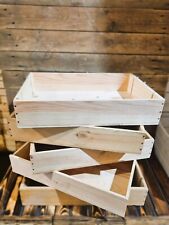 Wooden box crate for sale  LISS
