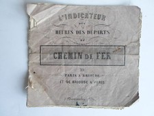 Indicateur chemin fer d'occasion  Pluvigner