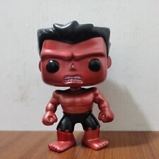 Funko POP! Sucata vermelha metálica Hulk #31 Marvel figura de vinil abobadada cabeça de bobble, usado comprar usado  Enviando para Brazil