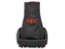 FÜR OPEL MERIVA A 02-10 SCHALTMANSCHETTE SCHALTSACK LEDER + STICKEREI opc n.ROT, używany na sprzedaż  PL