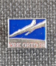 NRK ORTO 94 - LILLEHAMMER OLYMPIC GAMES MEDIA - PRESS - RADIO - TV RARE PIN comprar usado  Enviando para Brazil
