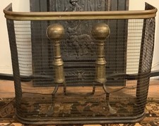 Antique curved brass for sale  North Scituate