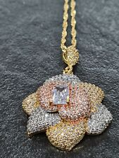 Glitzernde modeschmuck kette gebraucht kaufen  Neuss