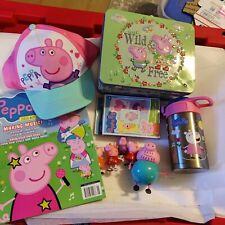 Pepa Pig Juguete Lote Tarjetas Colorear Libro Sombrero Termo Pequeña Lonchera Regalo Navidad segunda mano  Embacar hacia Argentina