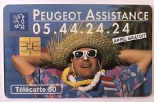 Télécarte peugeot assistance d'occasion  Gevrey-Chambertin