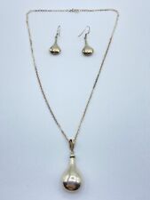 Usado, Colar vintage de prata esterlina com perfume/garrafa de rapé com brincos combinando comprar usado  Enviando para Brazil