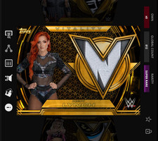 DIGITAL Topps WWE Slam 25 VITALITY relíquia cromada dourada - BECKY LYNCH, usado comprar usado  Enviando para Brazil