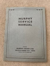 Murphy service manual for sale  BATH
