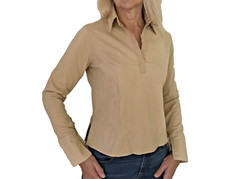 Beige hemd langarmshirt gebraucht kaufen  München