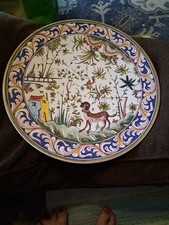 Handpainted platter portugal for sale  Stanley