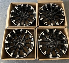 Usado, Conjunto de 4 rodas Chevrolet Traverse Z71 aro 18" fabricante de equipamento original 2025 preta máquina 84886629 comprar usado  Enviando para Brazil