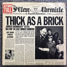 Jethro Tull - Thick As a Brick LP (Reprise MS 2072) Terre Haute Tan Label 1972, usado comprar usado  Enviando para Brazil
