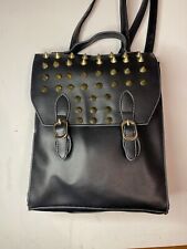 Faux leather black for sale  LONDON