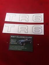 Triumph tr6 decals for sale  WOLVERHAMPTON