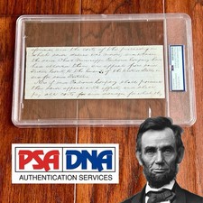 Abraham lincoln psa for sale  Wayne