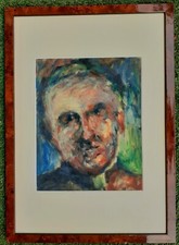 Tableau huile papier d'occasion  Paris XV