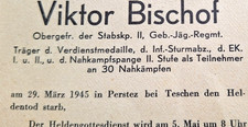 Sterbebild 1945 ww2 gebraucht kaufen  Berlin