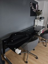 Büroschreibtisch glasarbeitsp gebraucht kaufen  Stutensee