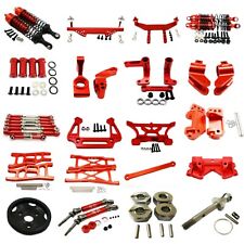 Upgrade de metal alumínio Reparo Peças faça você mesmo Vermelho adequado para Rc 1/10 Traxxas Slash 2wd Carro, usado comprar usado  Enviando para Brazil