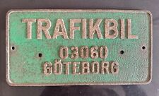 Sweden gothenburg trafikbil for sale  WATERLOOVILLE