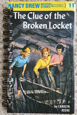 Caderno espiral exclusivo Nancy Drew JOURNAL The Clue of the Broken Locket roxo pgs comprar usado  Enviando para Brazil