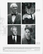 1997 Press Photo Leslie Nielsen, Kelly Lynch, Malcolm McDowell, Matt Kesslar comprar usado  Enviando para Brazil