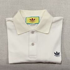 Usado, Camisa polo Gucci x Adidas piquet manga curta creme sólido M/G comprar usado  Enviando para Brazil