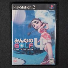 Capa desbotada Minna no Golf 4 (PlayStation 2, 2003) NTSC-J JAPAN REGION LOCKED PS2 comprar usado  Enviando para Brazil
