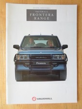 Vauxhall frontera range for sale  BENFLEET