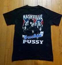 Usado, NASHVILLE PUSSY  T-SHIRT SAY SOMETHING NASTY ORIGINAL USA 2002 VINTAGE Size "S" comprar usado  Enviando para Brazil