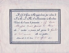 Invito del vicerè usato  Tavernerio