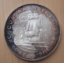 Cile pesos 1968 usato  Napoli
