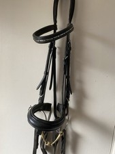 Kieffer black leather for sale  BIGGLESWADE