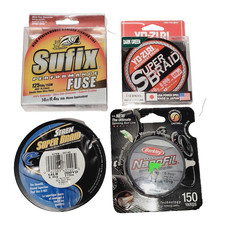 Lote de linha de pesca trança 10 lb 14 lb 17 lb Stren, Sufixo, Yo-zuri, Nanofil [J25-27] comprar usado  Enviando para Brazil