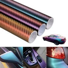 Película adesiva para painel interno de carro camaleão 3D fibra de carbono acessórios faça você mesmo, usado comprar usado  Enviando para Brazil