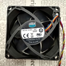 1 peça Cooler Master FA08025M12LPA 8025 12V 0.45A 4 fios ventilador de controle de temperatura comprar usado  Enviando para Brazil