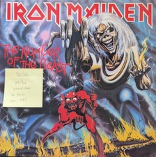 Usado, Iron Maiden The Number Of The Beast Vinyl Record VG/VG EMC 3400 1982 comprar usado  Enviando para Brazil