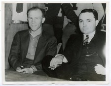Foto vintage 1935 guarda prisional assassino Raymond Hamilton enviado para cadeira elétrica comprar usado  Enviando para Brazil