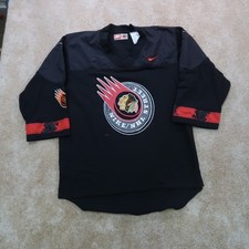 Camiseta masculina vintage Chicago Blackhawks Nike hóquei de rua preta média comprar usado  Enviando para Brazil