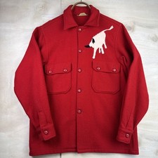 Rzadka Vintage Boy Scouts Philmont Czerwona wełniana kurtka Żac-Shirt Wmns White Bull rozm. 40 na sprzedaż  Wysyłka do Poland