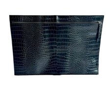 Dries Van Noten RARO! Bolsa envelope vintage de couro em relevo de crocodilo dos anos 90/2000 comprar usado  Enviando para Brazil