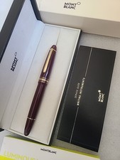 Usado, Vintage Montblanc Meisterstuck Legrand 166 Borgonha Destaque ou Marcador de Documento comprar usado  Enviando para Brazil