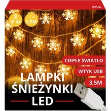 LAMPKI CHOINKOWE KURTYNA LED GWIAZDKI SWIATECZNE 3M GIRLANDA NA OKNO na sprzedaż  PL