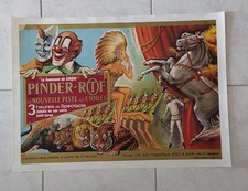 Superbe affiche cirque d'occasion  Durtal