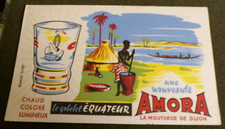 Buvard publicitaire moutarde d'occasion  France